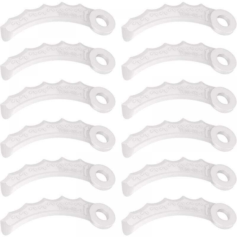 Lama in plastica da 12 pezzi compatibile con Makita 198383-1 e 198426-9, tagliabordi Makita DUR189RF, UR100DZ, DUR191LZX3, DUR181Z, DUR192LZ,