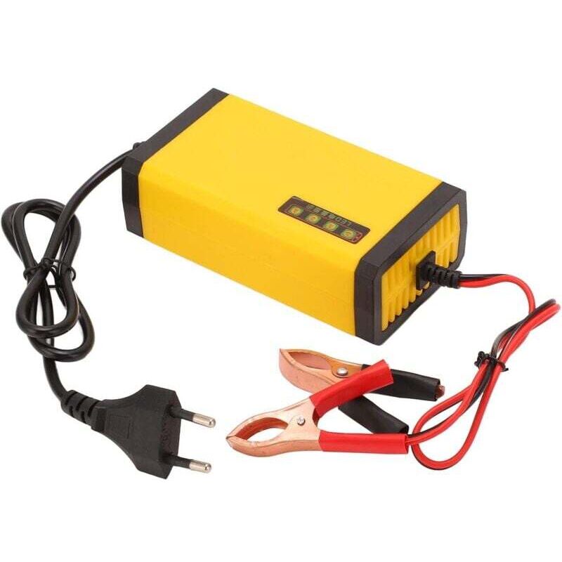12-V-Autobatterieladegerät, multifunktional, intelligent, LCD-Display, Autobatterie-Wartungsgerät, 220 V