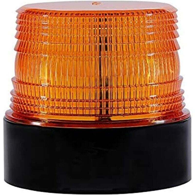 Orange LED-Leuchtfeuer 12 V kabelloses Blitzlicht magnetische blinkende Notsignallichter für Autofahrzeuge wiederaufladbar