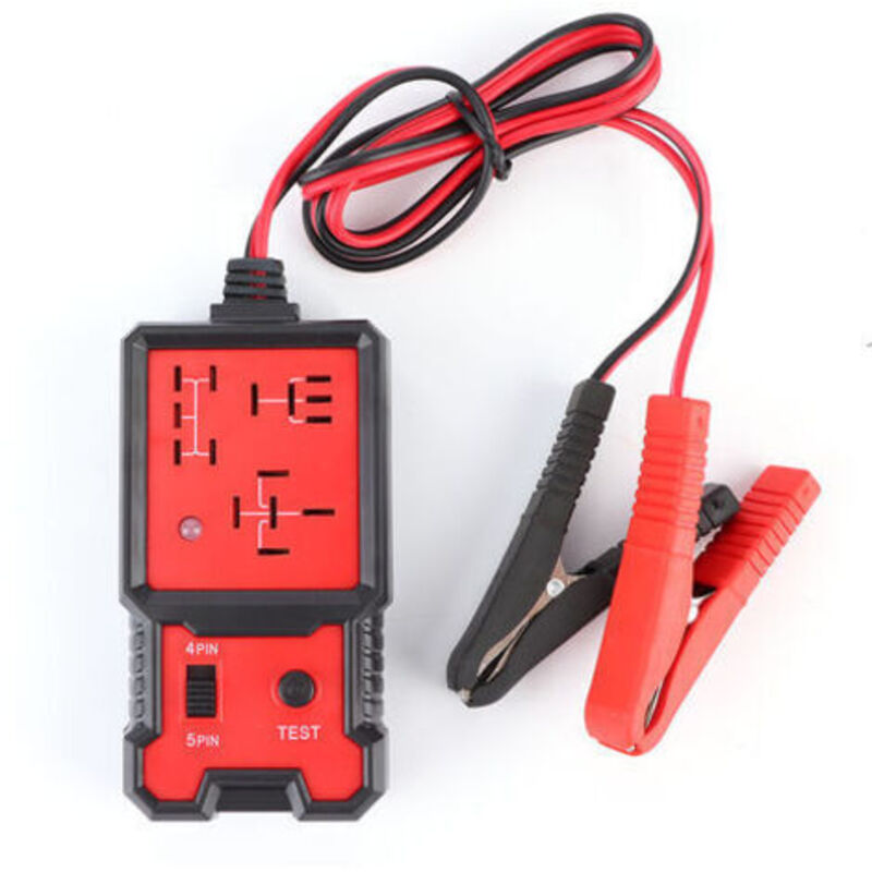 12-V-Elektronikrelais-Tester, professioneller Kfz-Batterieprüfer, Kfz-Diagnosegerät