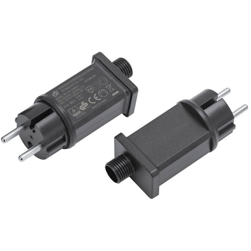 12-V-LED-Netzteil, IP44-LED-Transformator, Niederspannungs-LED-Adaptertreiber für Weihnachtsbeleuchtung, Lichterkette (1 Stück)