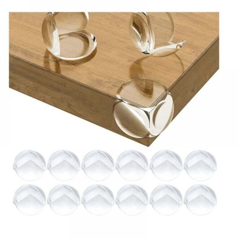 12er-Pack Babysicherer Tisch-Eckenschutz – Kindersicherer Möbel-Eckenschutz für Schreibtisch, Kinderbett, Kamin, Tisch, weiche Ecken und Kanten +