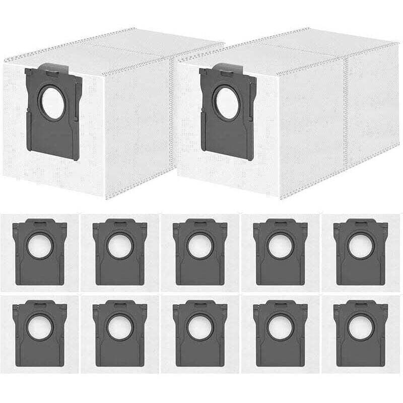 12er-Pack Ersatz-Staubbeutel, kompatibel mit Dreame L20/X40/X50 Ultra Complete, XU, L10s/L10/L40/E30 Ultra/L10s Pro Ultra, für Xiaomi - KZQ