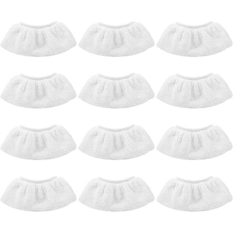12er-Pack Mikrofaser-Unterwäsche, weiße Unterwäsche-Accessoires, kompatibel mit Dampfreiniger