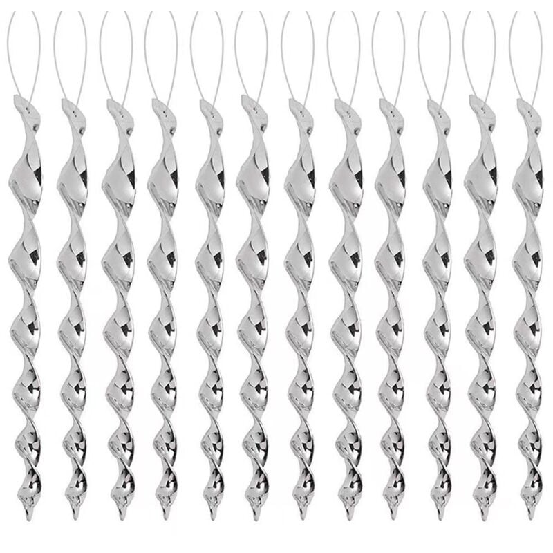 12er Pack Reflektierende Vogelabwehr, Reflektor Spirale Vogelabwehr, Silberne Taubenabwehr für Balkon, Taubenabwehr, Vogelabwehr für Balkon und Garten