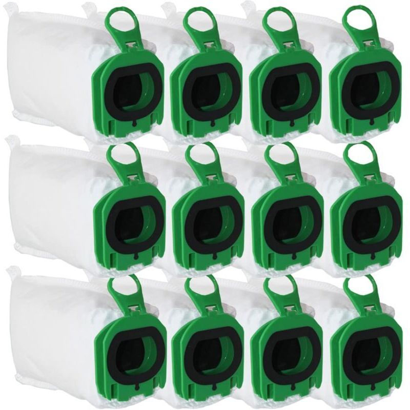 12er Pack Staubsaugerbeutel für Vorwerk Kobold VB100 und vb 100, Ersatz-Staubsaugerbeutel für Vorwerk Kobold FP100 und fp 100