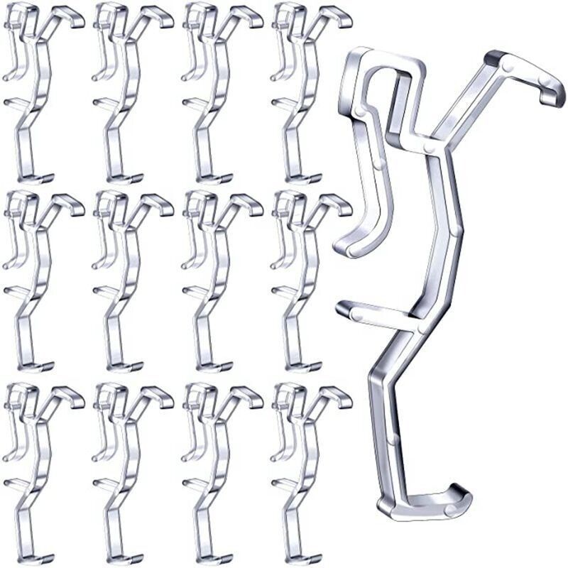 12er-Set 2,5 Zoll Vorhangbesätze, Zubehör für Jalousie-Vorhangklappenbesätze