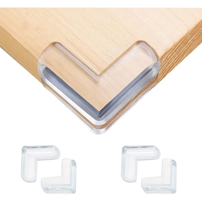 12 Stück Tischeckenschutz, Babyschutz, transparent für Möbel und Tische