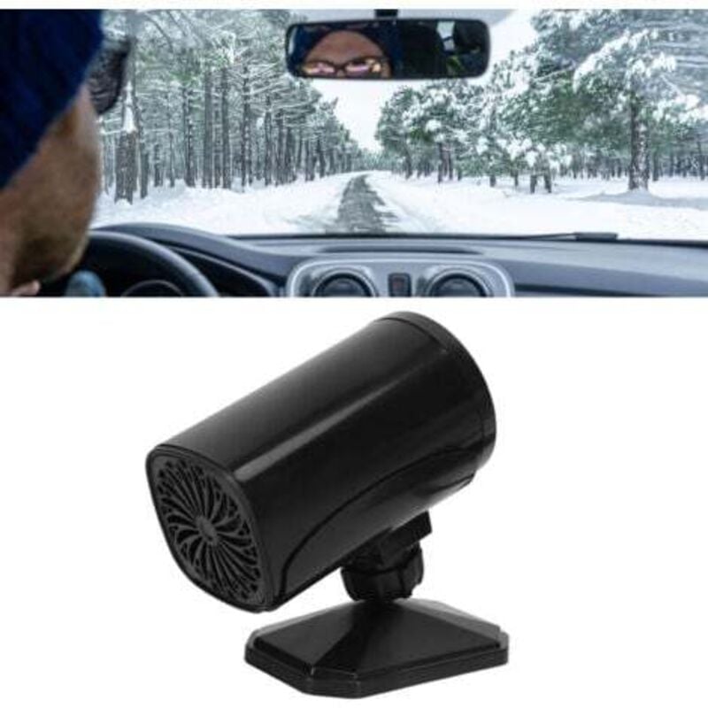 12V 150W Auto Heizung 3-in-1 - Heizung/Kühlung/Enteisung - 360° Drehbar - Temperatur Einstellbar - Zigarettenanzünder Anschluss
