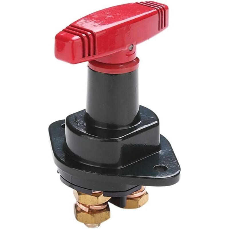 12V-24V Coupe Circuit Batterie, 750A Commutateurs d'Isolateur de Batterie Isolateur Interrupteur de Batterie Interrupteur de Déconnexion pour Moto