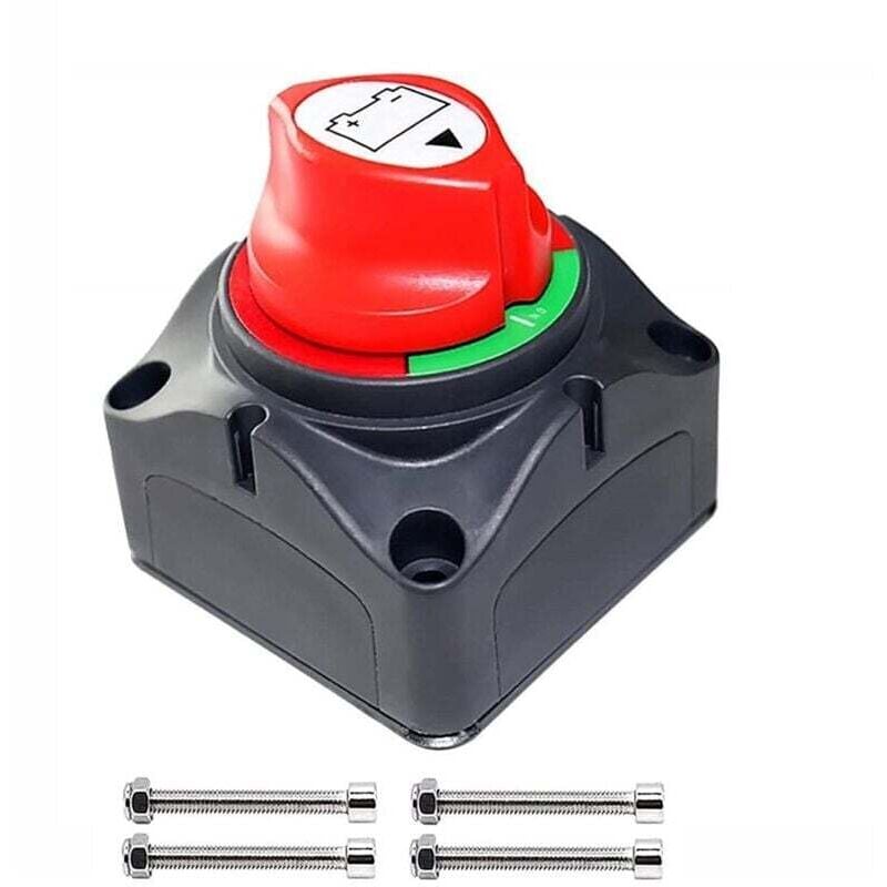 12V-48V Batterie-Notschalter, Batterie-Notschalter, Batterie-Trennschalter, Autobatterie-Notschalter, für Autos, Boote, LKWs, Wohnmobile, Wohnwagen