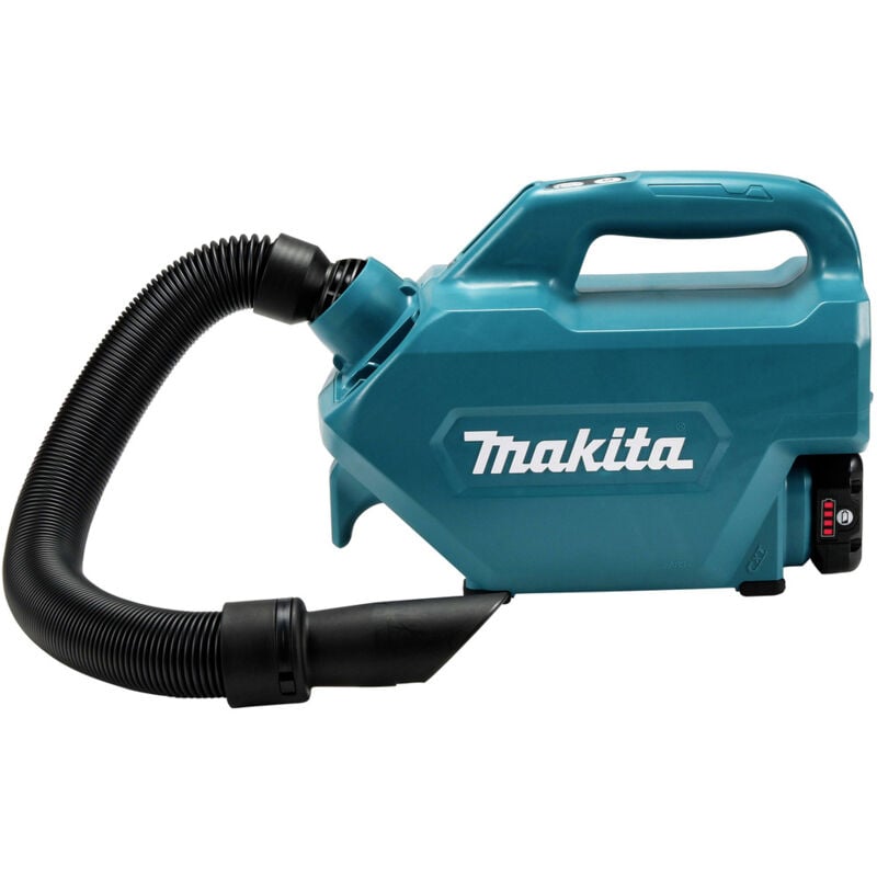 Akku-Staubsauger 12V max., 46 mbar, 0,55 l, Akku, Ladegerät, Zubehör - Makita