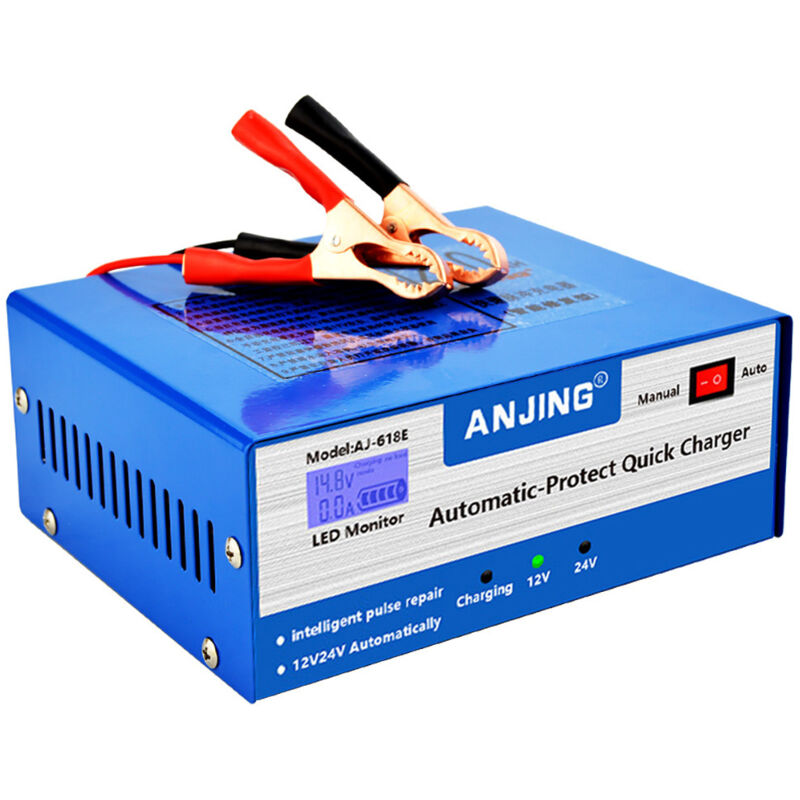 12V Autobatterie-Ladegerät mit Erhaltungs- & Reparaturfunktion – Intelligentes Ladegerät für PKW, Motorrad & mehr