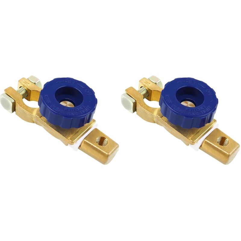 12V/24V Batterietrennschalter - Hauptschalter für Autobatterie - Hauptschalter für Auto, LKW, Boot (2er-Pack)