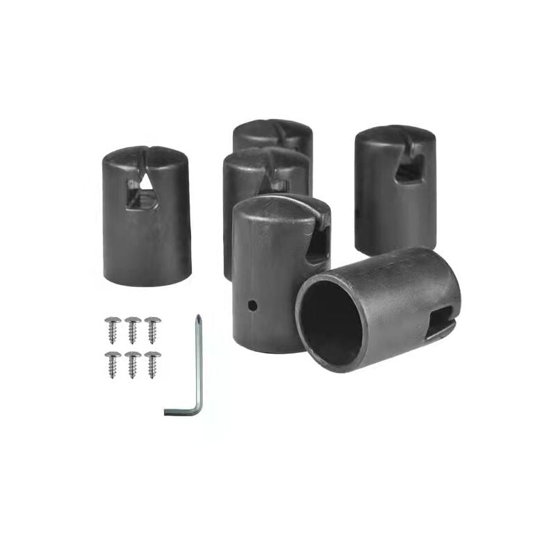 Coocheer - 13 Stück, Trampolin-Zaun – Zaun – Trampolin-Zaun, fester Sicherheitszaun, schwarz