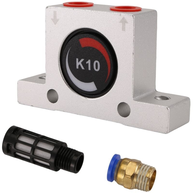 1/4 Pneumatische Turbinen Vibratoren Leise Golden Industrial Vibrator für Trichter Industrielle Pneumatische Vibrator Oszillator Ball Typ K10