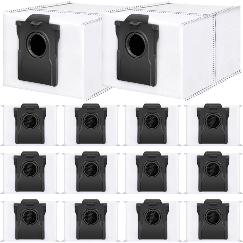 14 Stück Staubbeutel für Dreame L10s Ultra Gen 2/L10s Ultra Gen 3/X40 Ultra/X50 Ultra/L40 Ultra/L50 Ultra/Mova P10/E30/P50/V50 Staubsauger,3.2 Liter