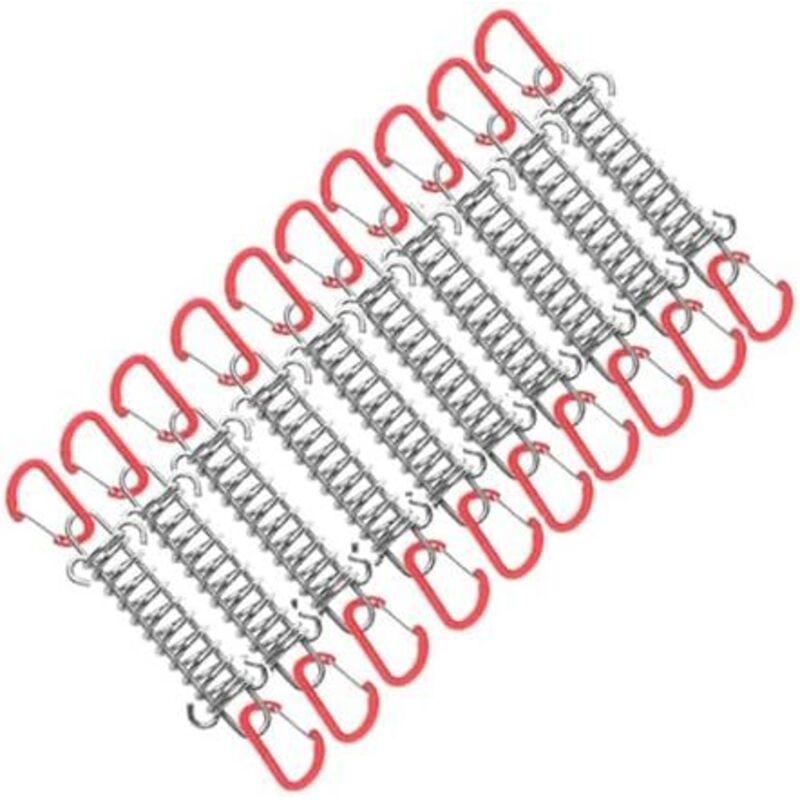 1/4/5/6/10Pcs Outdoor Zelt Frühling Elastische Schnalle Edelstahl Camp Zelt Wind Proof Seil Befestigung Frühling Strand Camping Ausrüstung