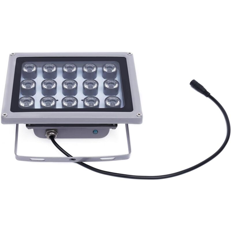 15 led ir Beleuchtung 850nm Array Infrarot-Lampen mit Sensor 12 v IR-Beleuchtung für Kamera Nachtsicht Außen Wasserdicht für Überwachungskamera