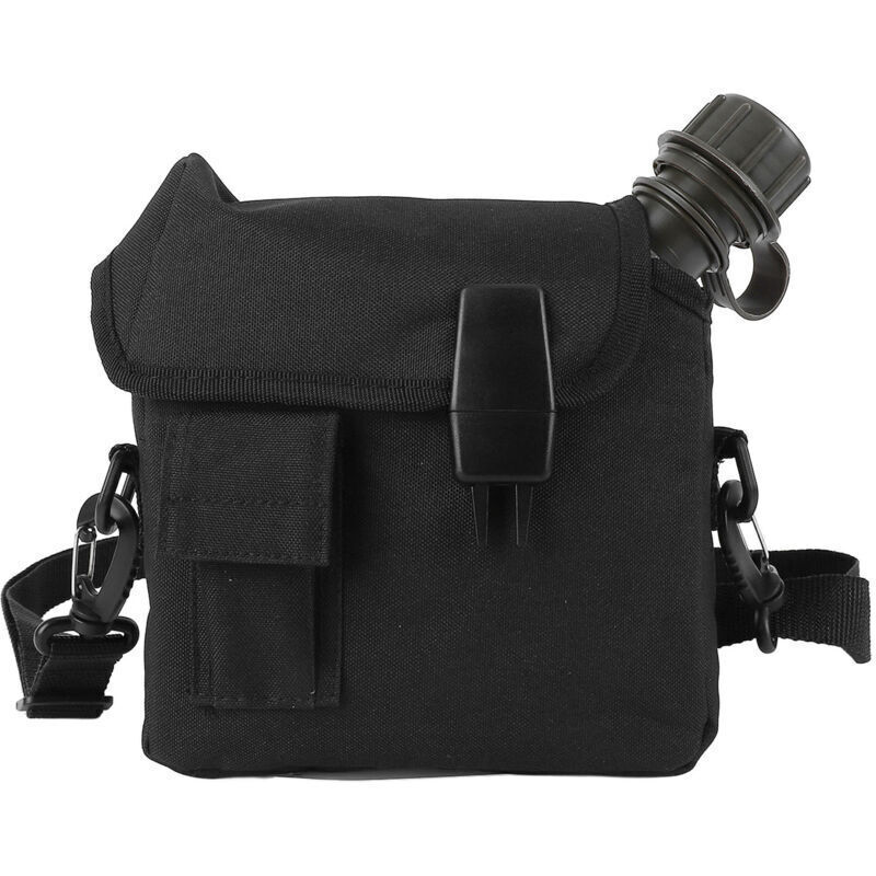 1,5-Liter-Outdoor-Trinkflasche, großes Fassungsvermögen, tragbare, flache Camping-Trinkflasche mit Hüfttasche für Outdoor-Sportarten und Wandern,