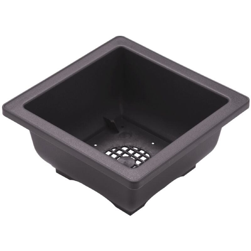 15 Stücke 4,7 Blumen Topf, Quadratische Kunststoff Bonsai Training Sukkulenten Topf Container, für Garten, Interieur, Haus Dekoration