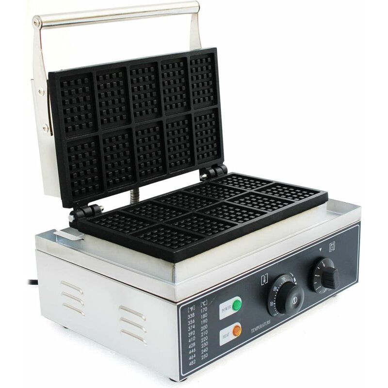 1500 W Kommerzielle Elektrische Waffeleisen Machine Anthaftpfannen Waffle Maker 50300℃ Antihaftpfanne Waffelautomat Kommerzielle Muffin-make