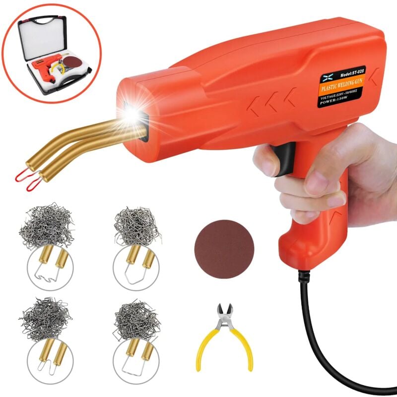 Dayplus - 150W Auto Kunststoff Reparatur kfz Schweißen Plastik Schweißgerät Mit Klammer