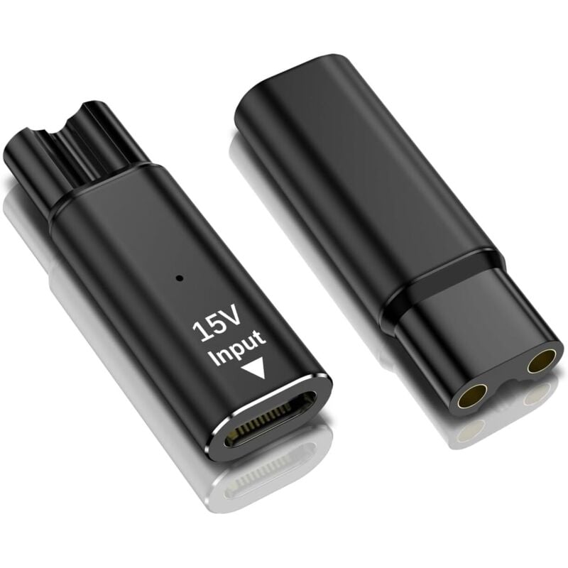 15V USB-C-Ladegerät für Philips Barttrimmer, Rasierer-Ladegerät für Philips Norelco Serie und OneBlade Serie