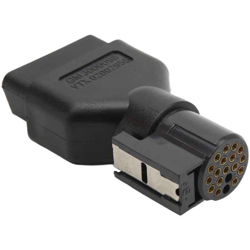 16-poliger Stecker, Diagnosegerät, Anschlusszubehör für Scanner, Plug-and-Play-fähig, aus hochfestem ABS-Kunststoff, professionell gefertigt.
