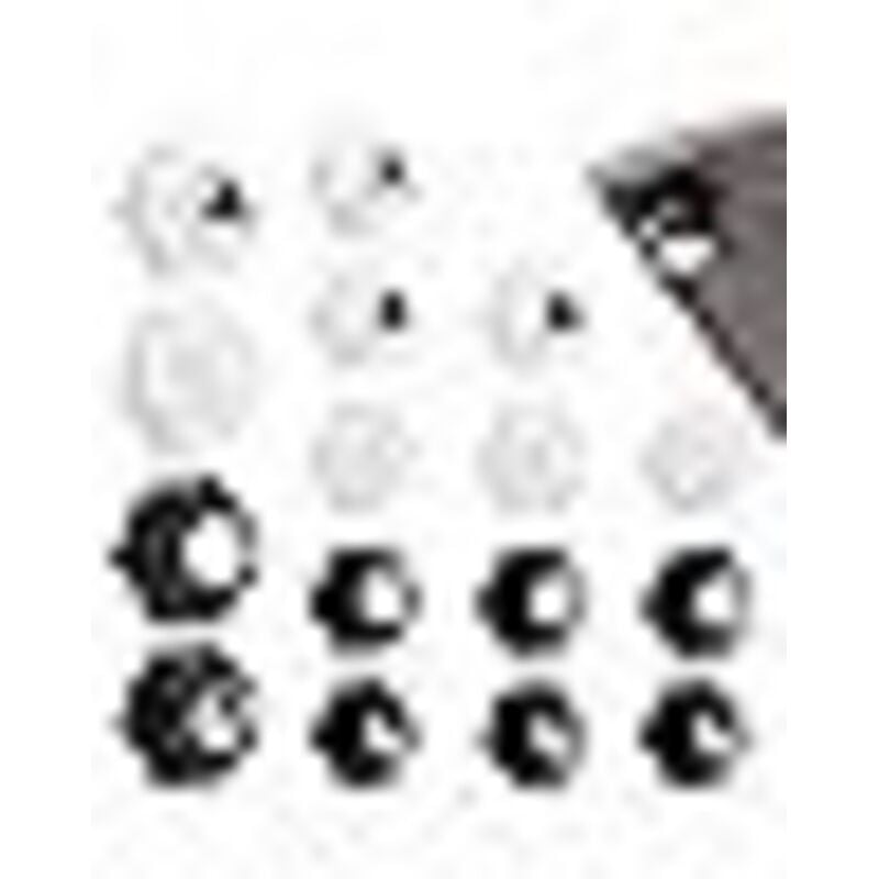 16 Stück Möbelrollen, 360° selbstklebende Lenkrollen, kleine Möbel-Kugelrollen, Hochleistungs-Lenkrollen für Möbel, Küchenutensilien,