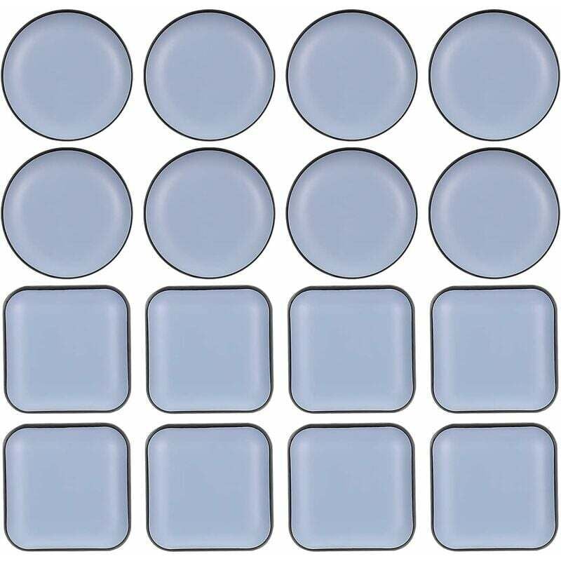 Gabrielle - 16 Stück selbstklebende Teflon-Möbelgleiter, Teflon-Gleitpads, professionelle Gleit-Stuhl zum Schutz von Laminat, Parkett und