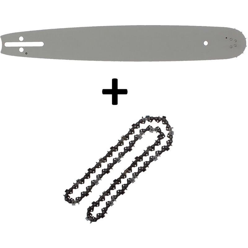 Gt Garden - 16 Zoll (40 cm) Schwert mit Kette 0.325/1.5/66 Treibglieder für Kettensäge