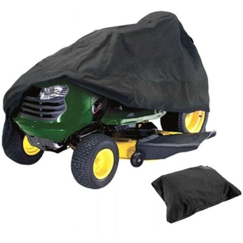 (177110110 cm) Gartentraktor-Abdeckung, Aufsitzmäher-Abdeckung, 210D Oxford-Gewebeplane, winddicht, regendicht, staubdicht und UV-beständig