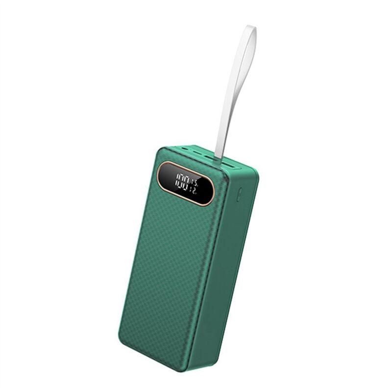 Tlily - 18650 Akku Power Bank Case QC3.0 15W pd Schnellladung 21x18650 Aufbewahrungsbox Kabellose Schale Grün