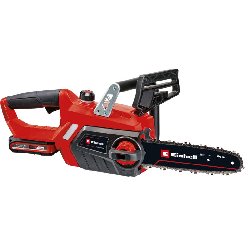 Akku-Kettensäge ge-lc 18/25-1 Li Kit 25 cm Schwertlänge mit 3,0 Ah Akku Akku-Kettensäge - Einhell
