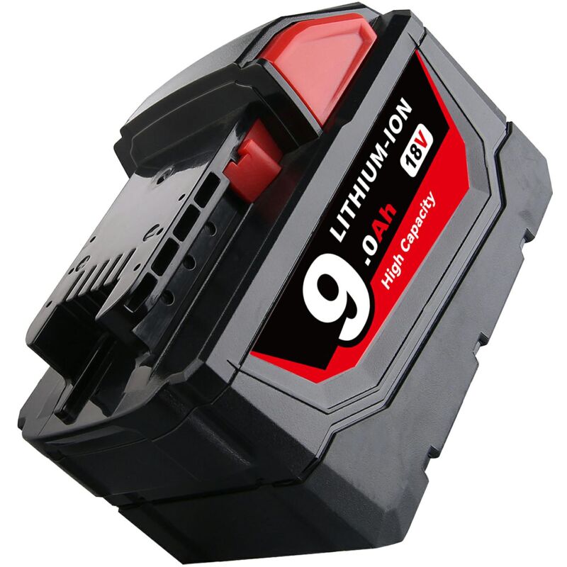 Pdstation - Ersatz für Milwaukee M18 Akku 18V 9.0Ah für M18 M18B Akku 48-11-1840 48-11-1850 48-11-1828 48-11-1820 Akku Power Tools 18V xc Lithium Akku