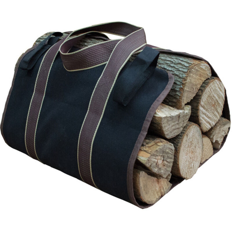 1pc Leinwand Brennholz Lagerung Tasche Wasserdichte Tragbare Faltbare Outdoor Brennholz Träger Tasche