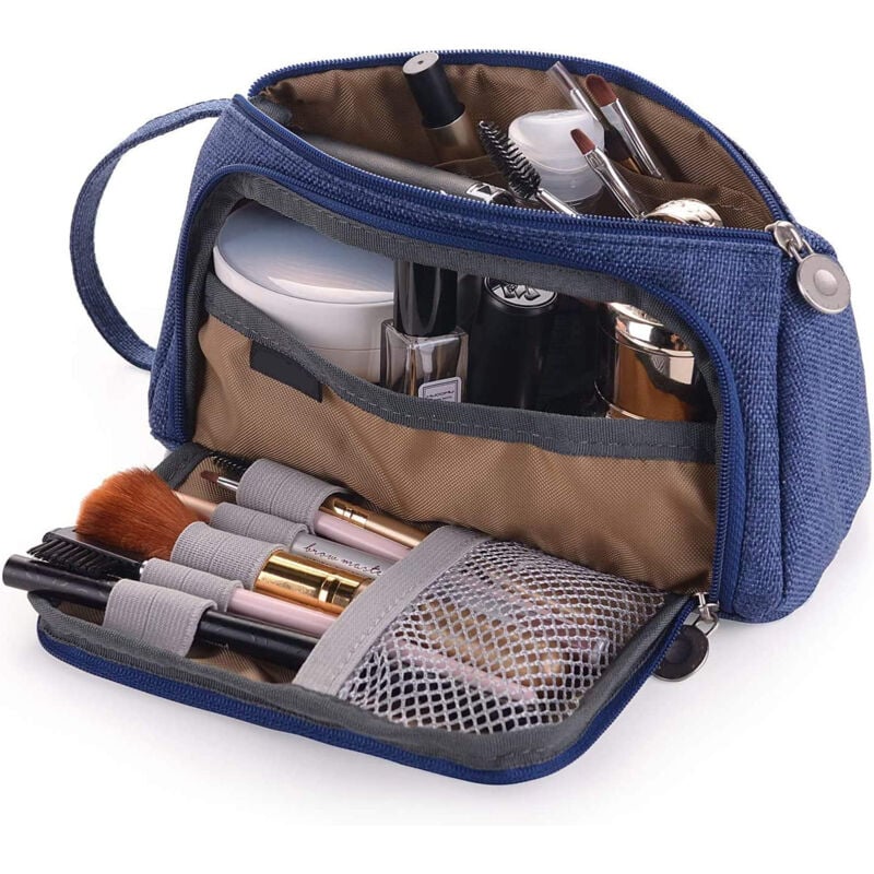 ZVD - 1pcs Large Pencil Case, Durable Girl School Pencil Case, Multifunctional Makeup Bag Storage Case Pencil Case With Handle, With Compartment