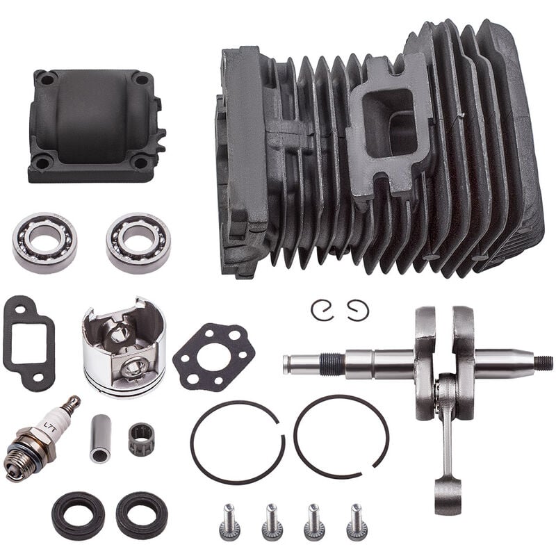 1x 023 025 MS230 MS250 Motor Zylinder Kolben Set für Stihl Chainsaw1123 030 0408Motor Zylinder Kolben Set for Stihl 023 025 MS230 Chainsaw1123 030