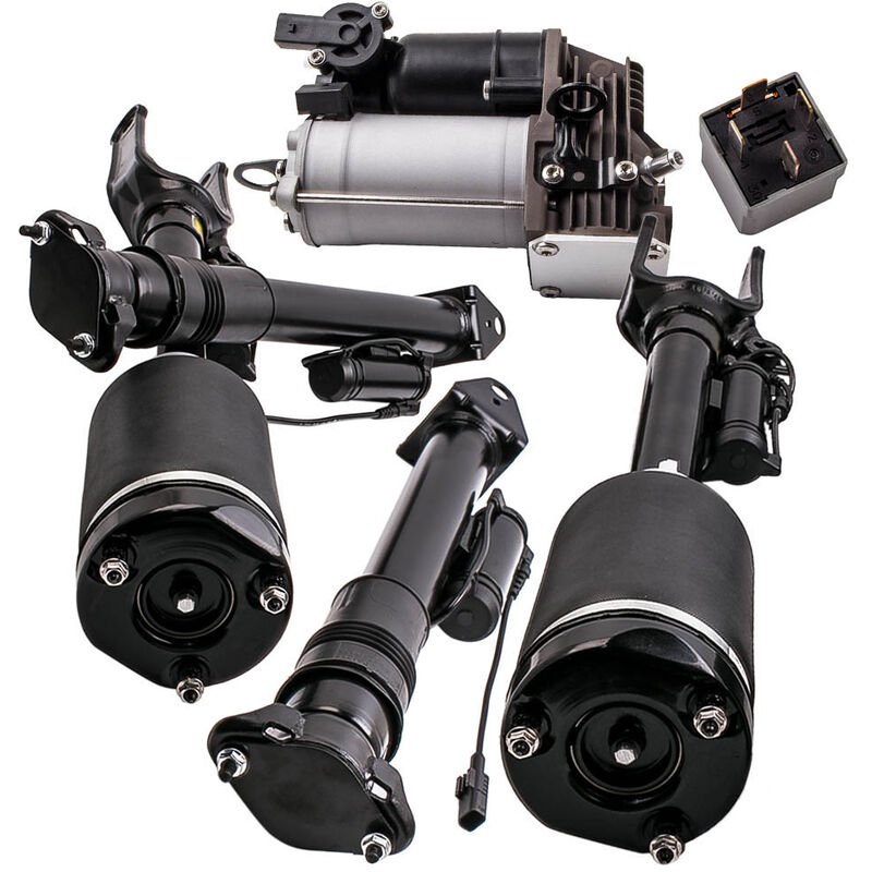 BFO - 1x Kompressor + 4x Federbein Für Mercedes m gl Klasse W164 X164 Stoßdämpfer4X Federbeine Vorne Hinten mit Kompressor Für Mercedes m ml gl