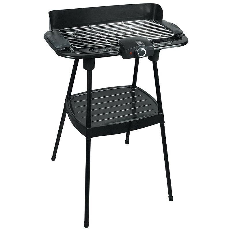 2-in-1-Elektrogrill, Stand- und Tischgrill, 46 x 23 cm