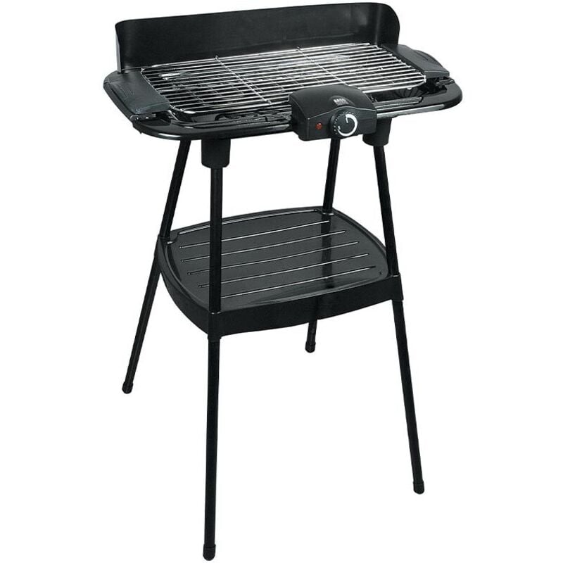 2-in-1-Elektrogrill, Stand- und Tischgrill, 46 x 23 cm