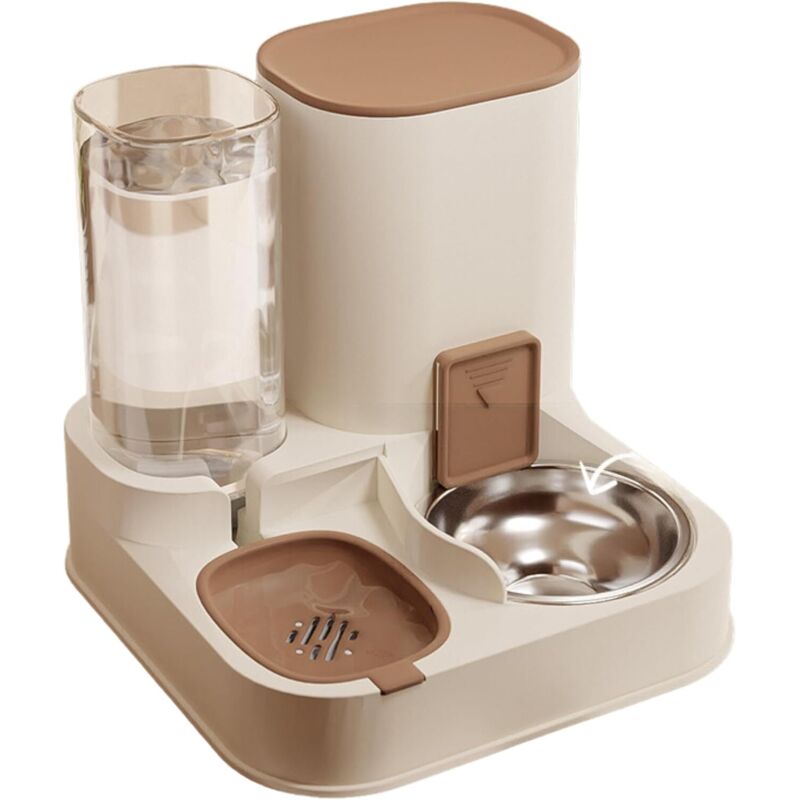 2-in-1-Futter- und Wasserspender für Katzen und Hunde – Automatischer Futter- und Wasserspender