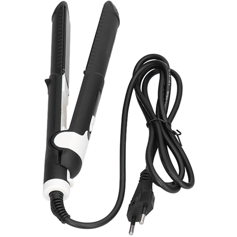 2-in-1 Haarglätter und Lockenstab, schnelles Styling, elektrischer Haarglätter und Lockenstab mit europäischem Stecker