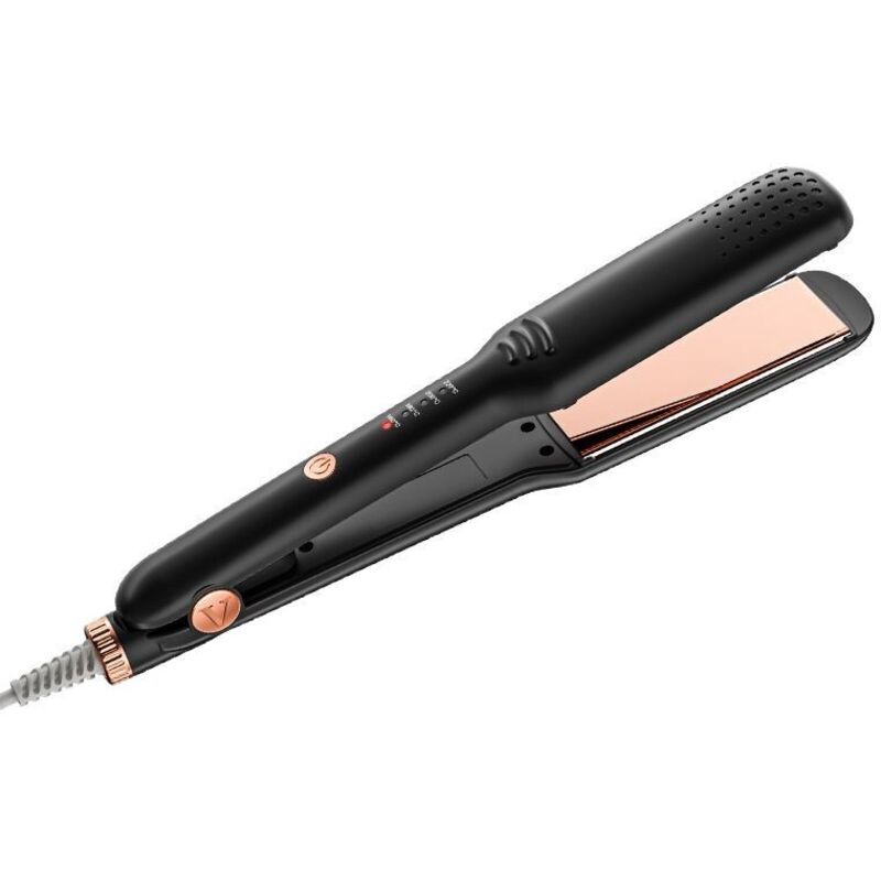 2-in-1 Keramik-Glätteisen und Lockenstab mit 4 Temperatureinstellungen (160-220 °C), PTC-Schnellheizung, Mini-Handygröße für alle Haartypen und