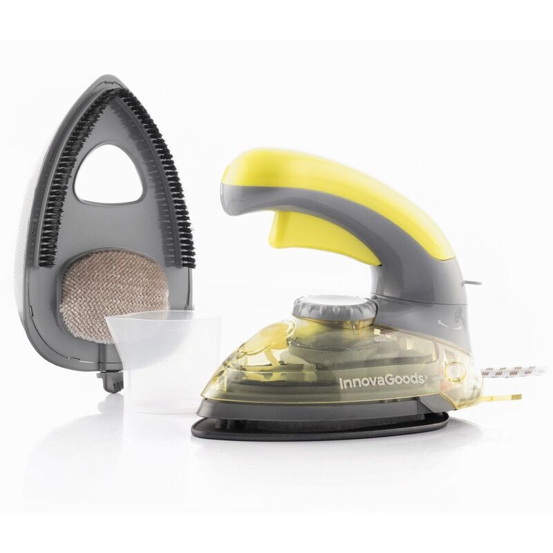 Northix Velyron Mini Dampfbügeleisen Grau Gelb 800W