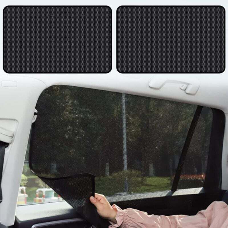 2 magnetische Sonnenschutzblenden für Autos, Sonnenschutzblenden für Autos, Sonnenschutzblenden für Kinderautos, universell für Seitenfenster,