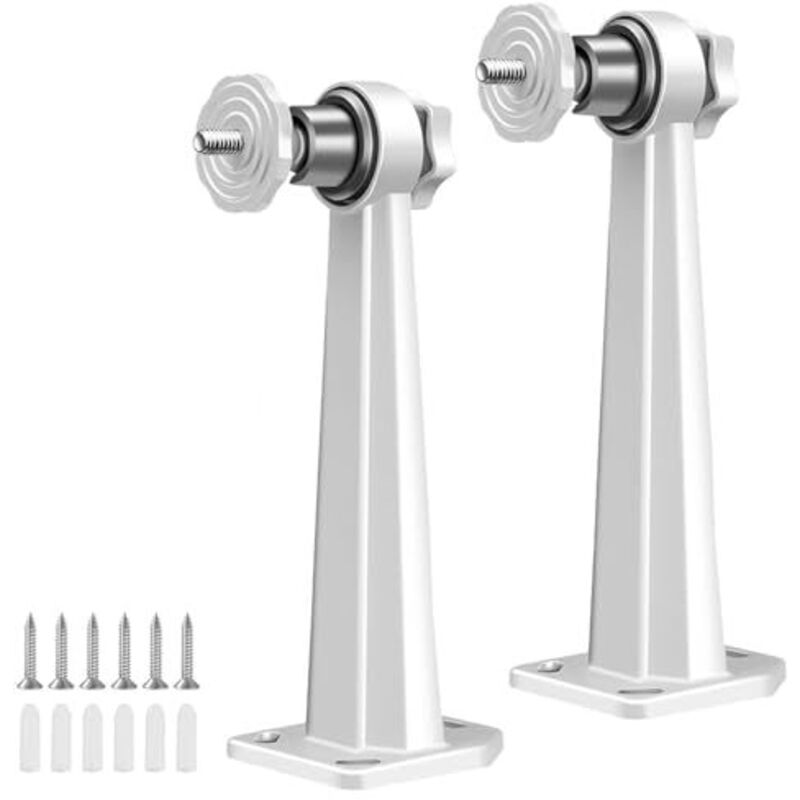 2 Pack Wandhalterung für Überwachungskamera, Einstellbarer Winkel 360°-Drehung Überwachungskamera Halterung aus Aluminiumlegierung, kann