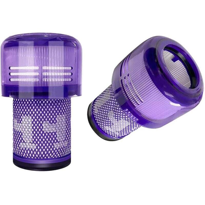 2 pcs Filtre pour Dyson V12, Filtre Rechange pour Dyson V12 Detect Slim, Accessories Filtre pour Dyson V12 Slim Absolute, Filtre Lavable V12 Detect
