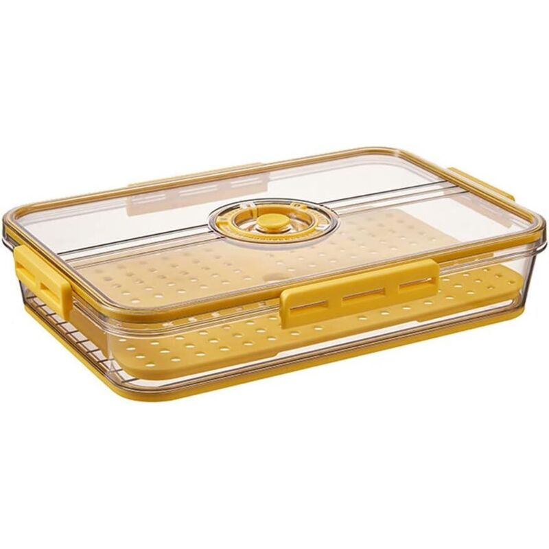 2 Pcs Käse Container für Kühlschrank, Lebensmittel Lagerung Käse Box mit Deckel für Alle Arten von Käse, luftdichte Deli Fleisch Lagerung Container in